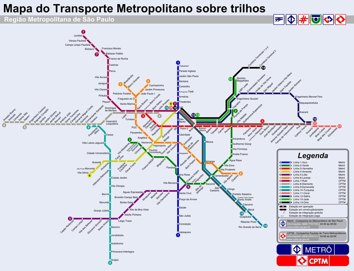 São Paulo tramvaj hartë