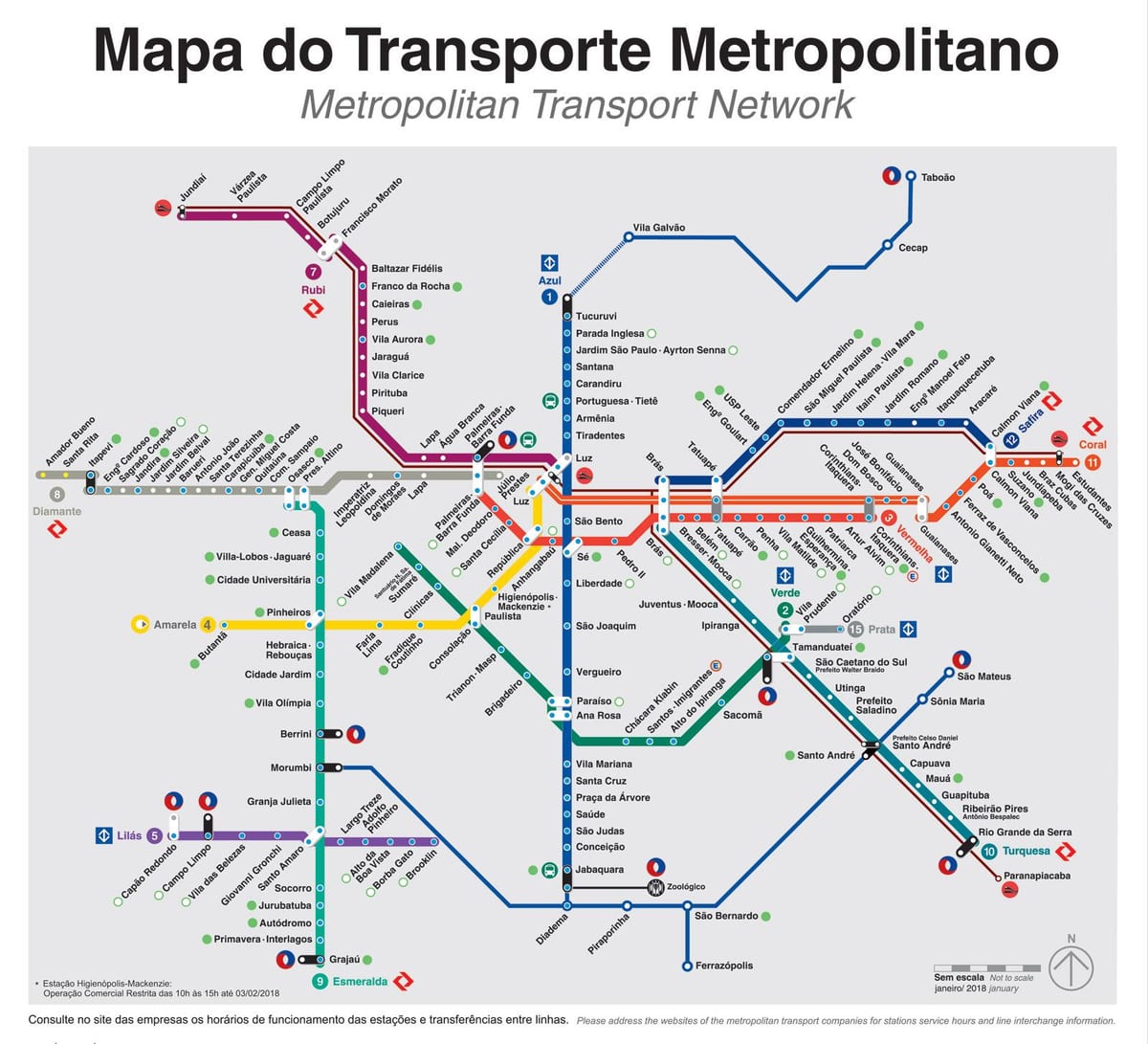 São Paulo transportit hartë